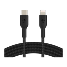 Кабель с оплёткой Belkin BoostCharge USB-C — Lightning (2 м) (CAA004) - фото 4