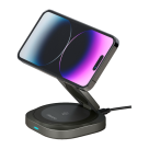 Складная зарядная станция MagSafe Deppa Fold Power для iPhone, Apple Watch и AirPods (Qi2) - фото 3