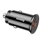 Автомобильное зарядное устройство Baseus BS-C16C1 мощностью 30 Вт (USB-C PD 3.0, USB-A QC 4.0+; SCP, AFC) - фото 3