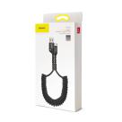 Витой кабель Baseus Fish Eye Spring Data Cable USB-C/USB-A - фото 9