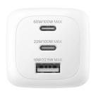 Сетевое зарядное устройство Belkin BoostCharge Pro мощностью 100 Вт (2 USB-C, USB-A) (GaN) (WCH016) - фото 4