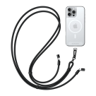 Тканевый ремешок через плечо с карабином и кабелем USB-C Satechi OntheGo для iPhone