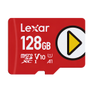 Карта памяти Lexar PLAY microSDXC UHS-I 128 ГБ (U3, V30, A2)