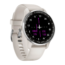 Спортивные часы Garmin D2 Air X10, белый силиконовый ремешок - фото 3