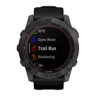 Спортивные часы Garmin fenix 7X Sapphire Solar Edition, 51 мм, тёмно-серый безель, чёрный силиконовый ремешок - фото 9