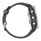Спортивные часы Garmin fenix 7S Pro Solar Edition, 42 мм, графитовый силиконовый ремешок - фото 3