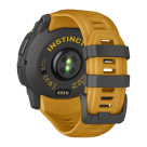 Спортивные часы Garmin Instinct 3, 50 мм, Solar, силиконовый ремешок цвета «солнечный луч/серый» - фото 2