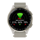 Спортивные часы Garmin Approach S50, нейлоновый браслет ComfortFit цвета «слоновая кость» - фото 13
