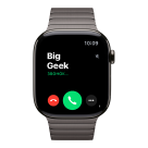 Часы Apple Watch Series 11, 46 мм, титан синевато-серого цвета, блочный браслет