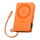 Внешний аккумулятор MagSafe со встроенным кабелем Ugreen MagFlow (CCC) (Qi2.2) (10000 мА·ч) (PB773) - фото 9