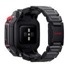 Детские умные часы HUAWEI WATCH KIDS X1 Pro Black, пластиковый блочный браслет (версия Global) - фото 3