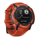 Спортивные часы Garmin Instinct 2X Solar Standard Edition, 50 мм, силиконовый ремешок oгненно-красного цвета - фото 8