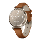 Спортивные часы Garmin Lily 2 Classic, рыжевато-коричневый кожаный ремешок - фото 2