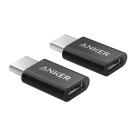 Переходник Anker PowerLine USB-C — Micro-USB (USB 2.0) (2 шт.)