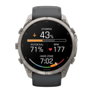 Спортивные часы Garmin fenix 9 Pro, 51 мм, AMOLED, титан, сапфир, силиконовый ремешок цвета «графитовый/чёрный» (без inReach) - фото 3