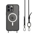 Гибридный чехол с ремешком и поддержкой MagSafe MAGEASY Roam M для iPhone 15 Pro - фото 2