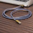 Дата-кабель с джинсовой оплёткой Deppa USB-C/USB-A (1,2 м, 2,4 А) - фото 2