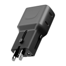 Универсальное сетевое зарядное устройство Energea TravelGo Adapter 65 мощностью 65 Вт (2 USB-C) (GaN) - фото 4