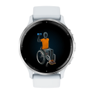 Спортивные часы Garmin Venu 3, 45 мм, силиконовый ремешок цвета «Уайтстоун» - фото 4