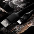 Кабель с нейлоновой оплёткой ROCK Auto Disconnect Data Cable Lightning/USB-A (1 м) - фото 13