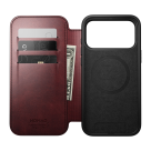 Кожаный чехол-книжка MagSafe Nomad Horween Modern Leather Folio Limited Edition для iPhone 17 Pro Max - фото 8