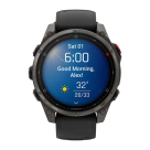 Cпортивные часы Garmin fenix 8 Pro, 47 мм, AMOLED, титан с DLC, сапфир, силиконовый ремешок цвета «чёрный/серый» - фото 8
