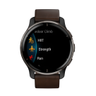 Спортивные часы Garmin Venu 2 Plus, 43 мм, коричневый кожаный ремешок - фото 5