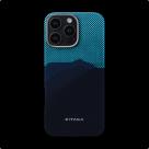 Арамидный чехол MagSafe PITAKA StarPeak Luminous Tactile Woven Case для iPhone 16 Pro Max - фото 3