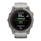 Спортивные часы Garmin fenix 7X Pro Sapphire Solar Edition, 51 мм, силиконовый ремешок цвета «серый туман»/«жжёный апельсин» - фото 11