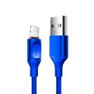 Кабель с нейлоновой оплёткой ROCK Auto Disconnect Data Cable Lightning/USB-A (1 м) - фото 10