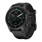 Спортивные часы Garmin epix Pro (Gen 2) Sapphire Edition, 42 мм, чёрный силиконовый ремешок - фото 3