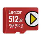 Карта памяти Lexar PLAY microSDXC UHS-I 512 ГБ (U3, V30, A2)