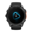 Умные спортивные часы Garmin fenix 8, 51 мм, AMOLED, сталь, силиконовый ремешок чёрного цвета - фото 3