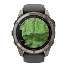 Cпортивные часы Garmin fenix 8 Pro, 51 мм, AMOLED, титан, сапфир, силиконовый ремешок цвета «графитовый/чёрный» - фото 3