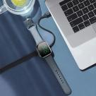Кабель с нейлоновой оплёткой Baseus Star Ring USB-C, Lightning, Micro-USB/USB с подставкой для зарядки Apple Watch (1,2 м) - фото 5