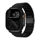 Титановый блочный браслет Nomad Titanium Band для Apple Watch 44, 45, 46 мм, Ultra и Ultra 2