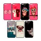 Чехол из TPU и стекла  для iPhone 5/5S "Мне повезет"