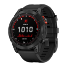 Спортивные часы Garmin fenix 7 Solar Edition, 47 мм, чёрный силиконовый ремешок - фото 4