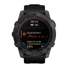 Спортивные часы Garmin fenix 7X Sapphire Solar Edition, 51 мм, тёмно-серый безель, чёрный силиконовый ремешок - фото 2