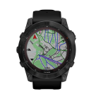 Спортивные часы Garmin fenix 7X Sapphire Solar Edition, 51 мм, чёрный безель, чёрный силиконовый ремешок - фото 3