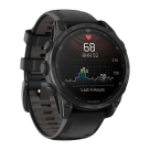 Спортивные часы Garmin tactix 8, 47 мм, AMOLED, силиконовый ремешок цвета чёрный/«серая галька» - фото 7