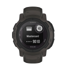 Спортивные часы Garmin Instinct 2 Solar, 45 мм, силиконовый ремешок графитового цвета - фото 9