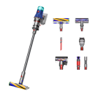 Беспроводной вертикальный пылесос Dyson V12 Detect Slim Fluffy (SV46) (Blue/Nickel) (2022)