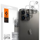 Защитное стекло для камеры Spigen GLAS.tR Optik для iPhone 13 Pro и 13 Pro Max (комплект — 2 шт.) - фото 10