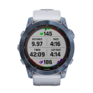 Спортивные часы Garmin fenix 7X Sapphire Solar Edition, 51 мм, силиконовый ремешок цвета «Уайтстоун» - фото 2