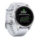 Спортивные часы Garmin epix Pro (Gen 2) Standard Edition, 42 мм, силиконовый ремешок цвета «Уайтстоун» - фото 9