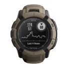 Спортивные часы Garmin Instinct 2X Solar Tactical Edition, 50 мм, силиконовый ремешок цвета «койот» - фото 6