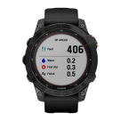Спортивные часы Garmin fenix 7 Solar Edition, 47 мм, чёрный силиконовый ремешок - фото 7