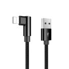 Кабель ROCK L-shaped Metal Charge & Sync Round Cable 1m USB – Lightning - фото 3