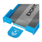 Глянцевое защитное стекло с фильтром конфиденциальности Uniq Optix EXOFit Privacy для iPhone Air - фото 2